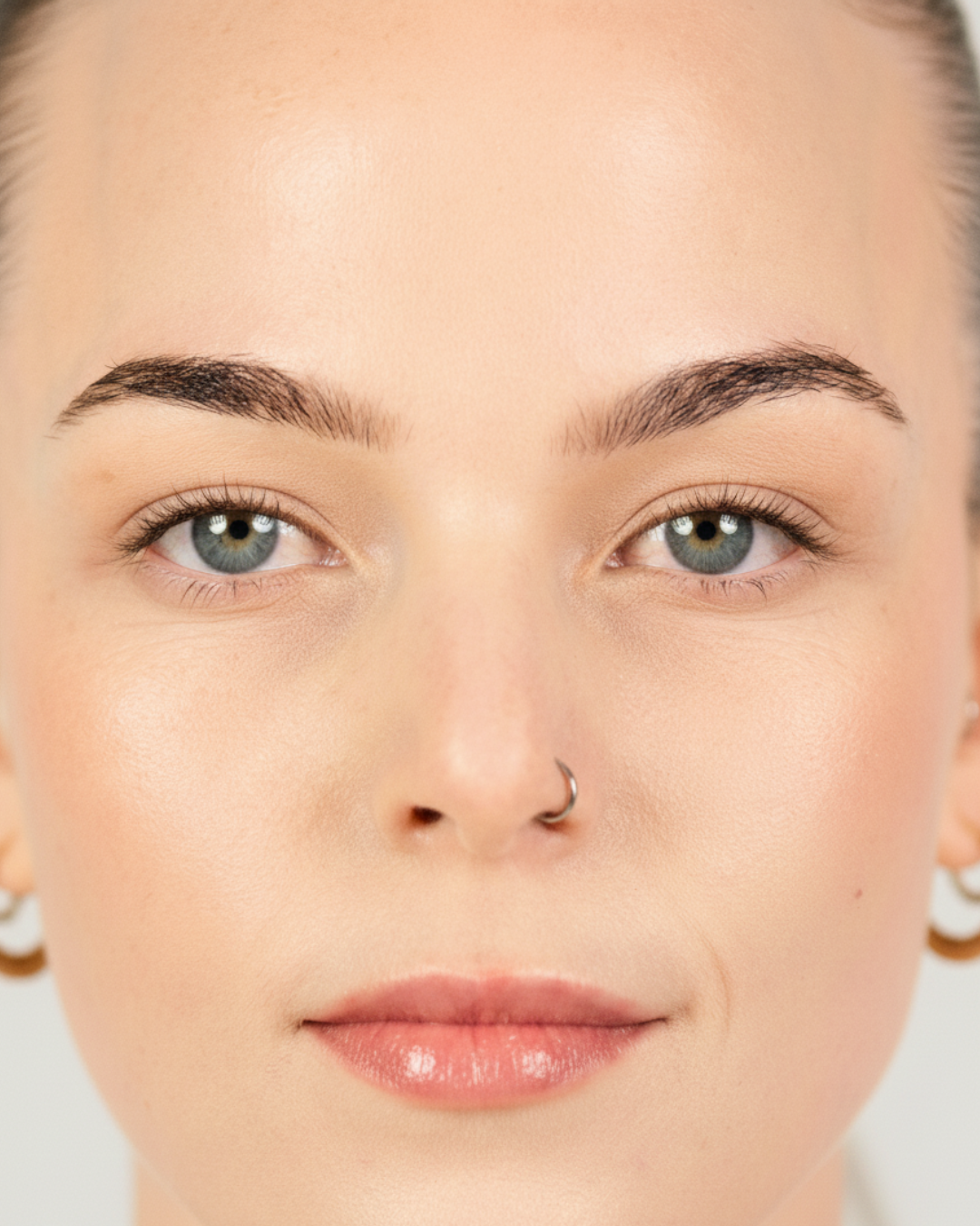 gilr with small lash extension